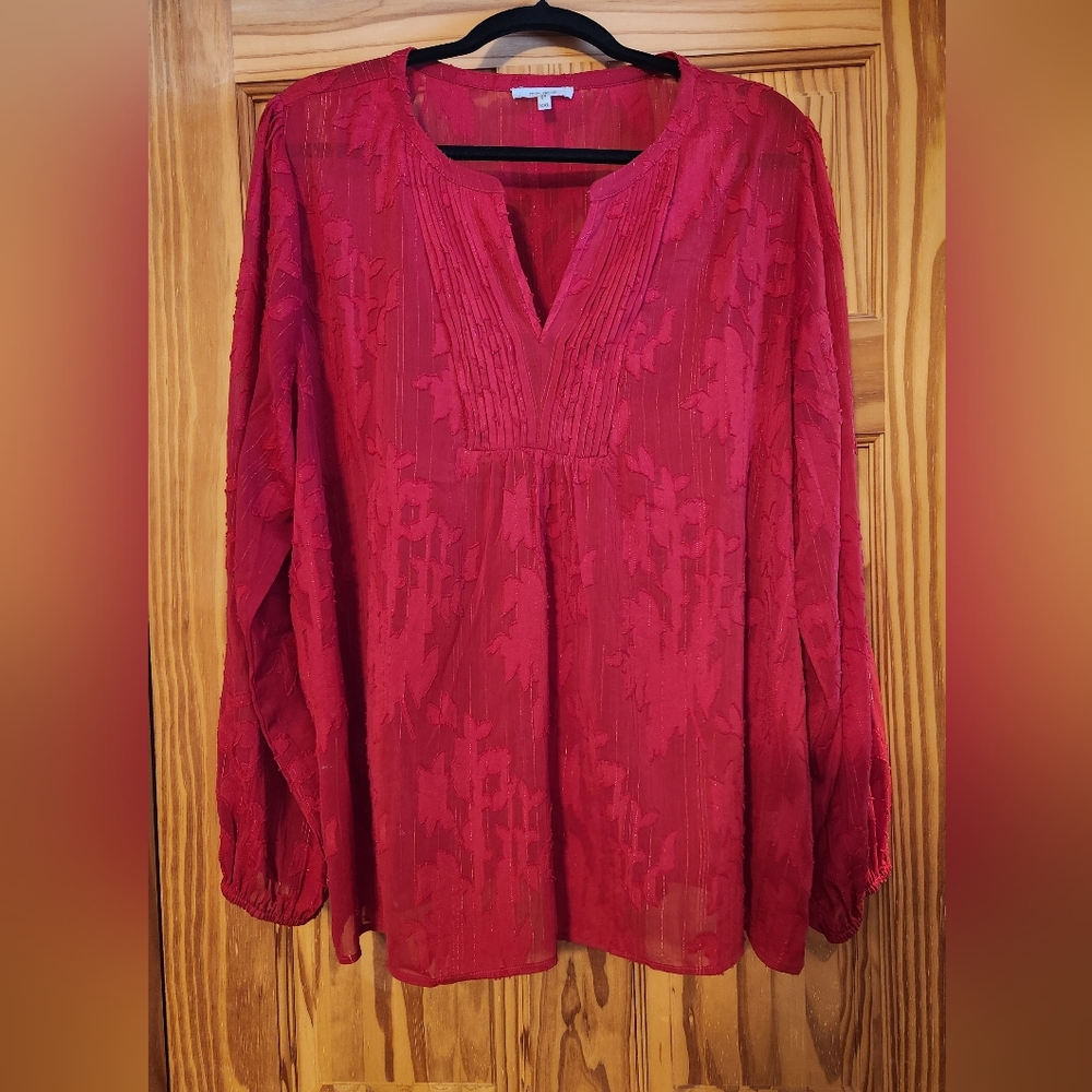Maurices Women's Red Blouse